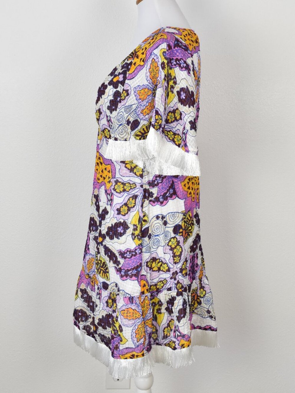 Marie Oliver Octavia Mini Fringe Dress - 8 - Picture 7 of 13